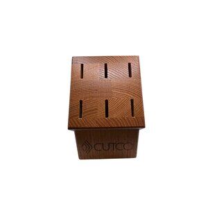 Cutco 6-Slot Wood Knife Block Made In USA